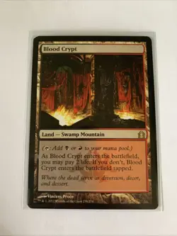 MTG (238/274) - Blood Crypt - Basic Land Card (non-foil) NM - Image 1