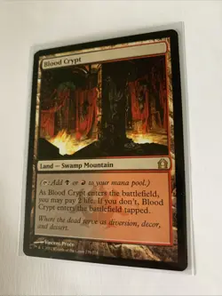 MTG (238/274) - Blood Crypt - Basic Land Card (non-foil) NM - Image 2
