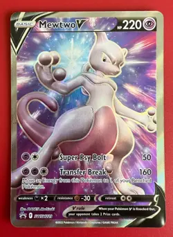 Mewtwo V SWSH229 Holo Promo Sword & Shield Promo Pokemon NM - Image 1