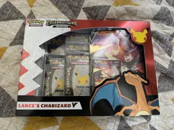Pokemon TCG Celebrations Collection Lance's Charizard V Box 820650101625 - Image 1