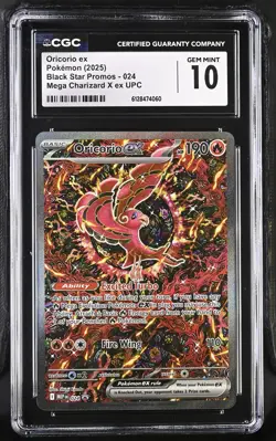 Oricorio ex 2025 Pokemon Black Star Promos CGC 10 #024 - Image 1