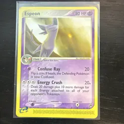 Pokemon TCG Espeon 16/100 EX Sandstorm Rare Regular English Stage 1 80 HP - Image 1