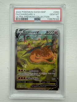 Pokemon Charizard V Black Star Promo #260 PSA 10 - Image 1