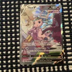 Pokemon TCG Mew V Alt Full Art Holo Ultra Rare 180 HP 251/264 Fusion Strike - Image 1