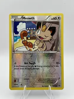 Meowth 61/98 Ancient Origins Reverse Holo Near Mint Pokemon - Image 1