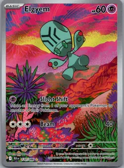 Elgyem - 120/086 120/086 Holo Illustration Rare SV: Black Bolt Pokemon Holo NM - Image 1