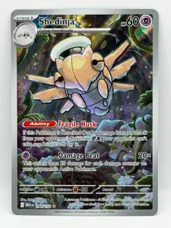 Shedinja 144/132 Mega Evolution NM Illustration Rare Pokemon TCG - Image 1