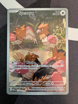 Spearow 151/132 Illustration Rare Mega Evolution Pokemon Near Mint - Image 1