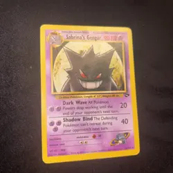 Pokemon Vintage Sabrina's Gengar Gym Challenge Rare 29/132 WotC - Image 2