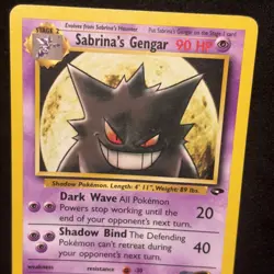 Pokemon Vintage Sabrina's Gengar Gym Challenge Rare 29/132 WotC - Image 4