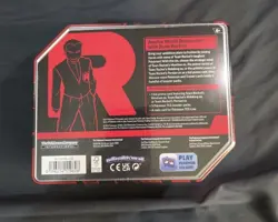 Team Rocket's Mewtwo ex Pokemon TCG Tin - Factory Sealed - Image 2