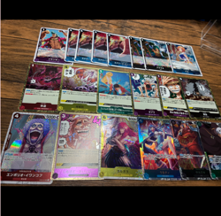 Bandai One Piece Card Game Rare Cards Bundle Made in Japan [Excellent]48 - Image 1