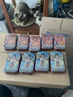 One Piece Tin Pack Set Vol. 1 English OP TS-01 Lot Of 9 - Image 1