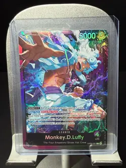 Monkey D. Luffy OP09-061 One Piece TCG ST26 Leader English Foil NM - Image 1