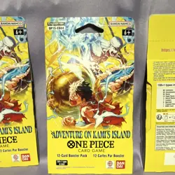 Bandai One Piece CCG Adventure on Kami's Island Booster 4 Packs English Luffy - Image 3