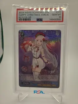 2024 Weiss Schwarz Re:Zero Vol. 3 Emilia RZ/S116-077S SR PSA 10 - Image 2