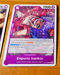 ONE PIECE CARD GAME CARTE FRANCAIS OP12-065 FR NEUF - Image 1