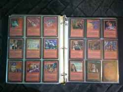 Magic the Gathering Homelands Complete Set NM/M 140/140 W/Binder - Image 5