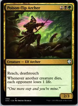 Poison-Tip Archer U Commander: Kaldheim 90 NM - Image 1