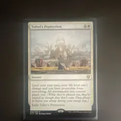 Wizards Teferi's Protection Commander 2017 Rare White Instant Regular - Image 1