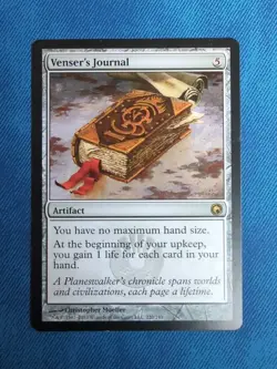 Venser's Journal LP Scars of Mirrodin Rare NM Magic: The Gathering 220 Normal - Image 1