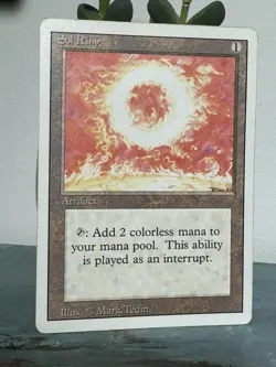 Mtg Sol Ring Revised EX! - Image 1