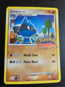 Pokemon TCG Lucario 12/16 Pokemon Rumble Promo - Image 1