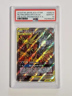*PSA 10* Pokemon Black Star Tag Promo Moltres & Zapdos & Articuno GX GEM MINT - Image 1