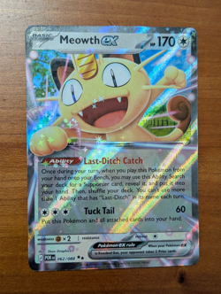 Pokemon TCG Meowth ex 62/88 Double Rare Perfect Order - Image 1