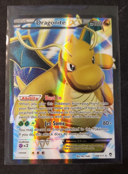 Pokemon Dragonite EX Full Art 108/111 XY - Furious Fists Holo LP - Image 1
