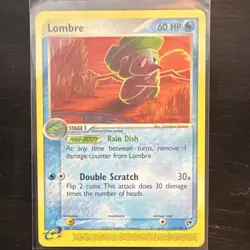 Pokemon TCG Lombre 45/100 EX Sandstorm Uncommon Regular English Stage 1 60 HP - Image 1