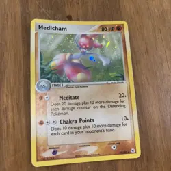 Medicham 10/101 Holo Hidden Legends Pokemon TCG Card - Image 1