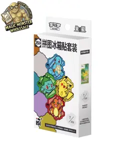 ⚠Pokemon S-Chinese 151 Puzzle Fridge Magnet Set SEALED Box 1 Slim Pack New Gift - Image 1