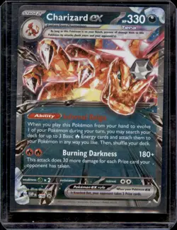 Pokemon Charizard ex SVP EN 196 Black Star Promo Holo Tera - Image 1