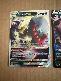 Darkrai VSTAR 099/189 & V 098/189 Astral Radiance Ultra Rare Pokemon TCG NM Set - Image 2