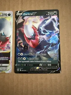 Darkrai VSTAR 099/189 & V 098/189 Astral Radiance Ultra Rare Pokemon TCG NM Set - Image 3