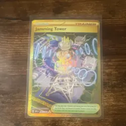Jamming Tower 243/182 Sv10: Destined Rivals Hyper Rare Full Art Holo Pokemon TCG - Image 1
