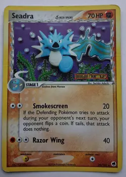 POKEMON SEADRA DELTA SPECIES #22/101 REVERSE HOLO STAMPED EX DRAGON FRONTIERS LP - Image 1