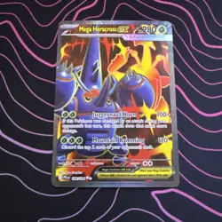 Pokemon TCG: Mega Heracross ex 108/094 Me02: Phantasmal Flames Holo NM - Image 1