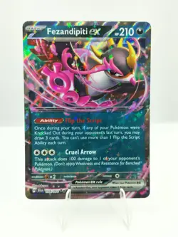 Pokemon Fezandipiti EX 38/064 Shrouded Fable English NM - Image 1