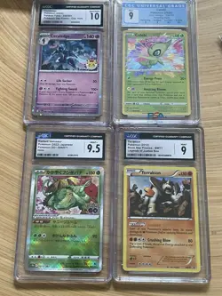 CGC Graded Pokemon Slab Lot – Ceruledge Gem Mint 10, Radiant Venusaur 9.5 - Image 1
