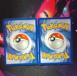 1st Edition Slowpoke lot, Team Rocket Slowpoke and Fossil Slowpoke Pokemon Cards - Image 3