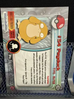 Pokemon Topps #54 Psyduck NM - Image 2
