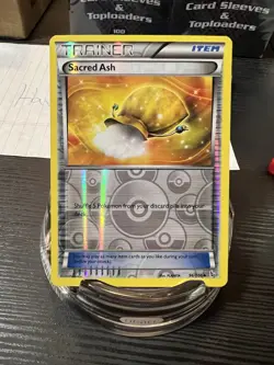 Pokemon TCG Sacred Ash 96/106 Flashfire Reverse Holo Card LP - Image 1