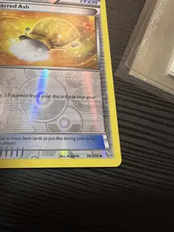 Pokemon TCG Sacred Ash 96/106 Flashfire Reverse Holo Card LP - Image 2