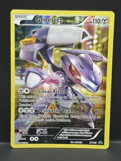 Pokemon Genesect TCG XY119 Black Star Promo Full Art Holo Foil 2016 HP110 - Image 1