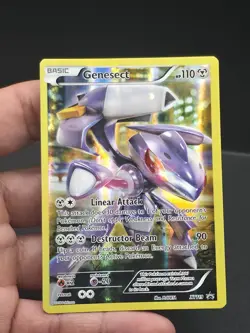 Pokemon Genesect TCG XY119 Black Star Promo Full Art Holo Foil 2016 HP110 - Image 2