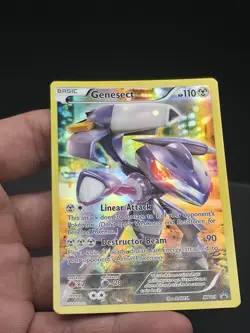 Pokemon Genesect TCG XY119 Black Star Promo Full Art Holo Foil 2016 HP110 - Image 3