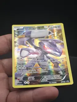 Pokemon Genesect TCG XY119 Black Star Promo Full Art Holo Foil 2016 HP110 - Image 4