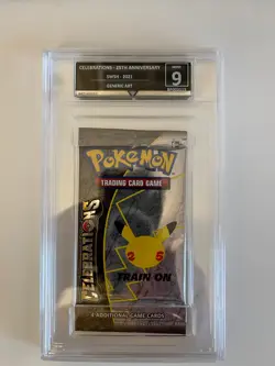 2021 Pokemon Celebrations Booster Pack - Graded 9 MINT - English. - Image 1